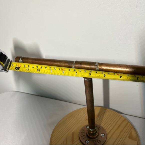 steampunk copper pipe Towel Holder or jewelry holder - Picture 6 of 7